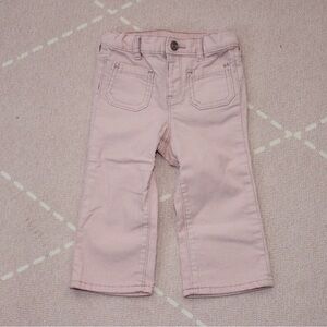GAP Baby Toddler 18-24 Months Corduroy Pink Denim 70s Flare Pants